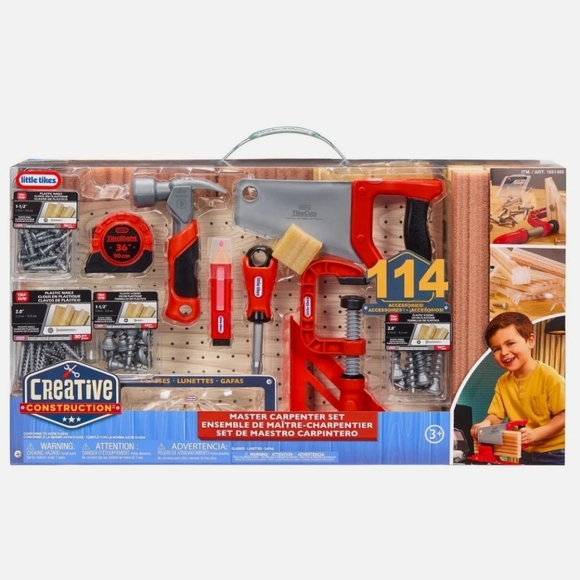 Little Tikes Other - Master Carpenter 114pc Set Bundle Little Tikes Creative Construction Learning